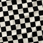 Check 2in Black and Cream Fabric