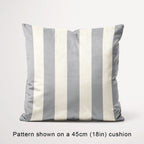 Stripe 2in Light Grey and Cream Fabric