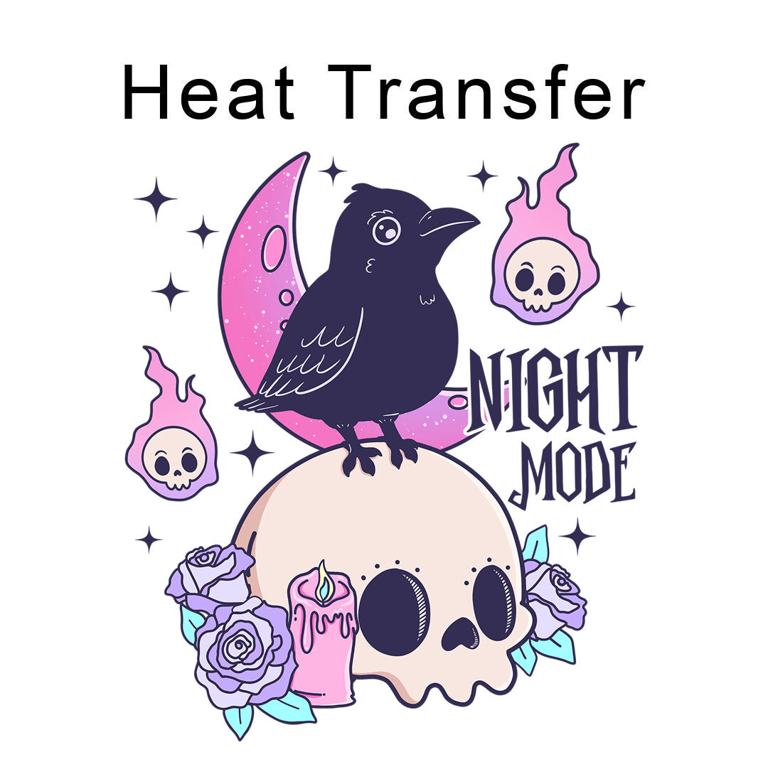 Night Mode Iron on Fabric Heat Transfer DTF-260