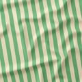Stripe Cream and Mint fabric