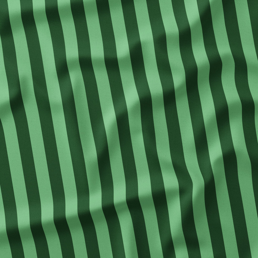 Stripe Mint and Dark Green fabric