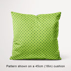 Polka Dot Dark Green and Lime fabric, 45cm view