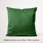 Polka Dot Lime and Dark Green fabric, 45cm view