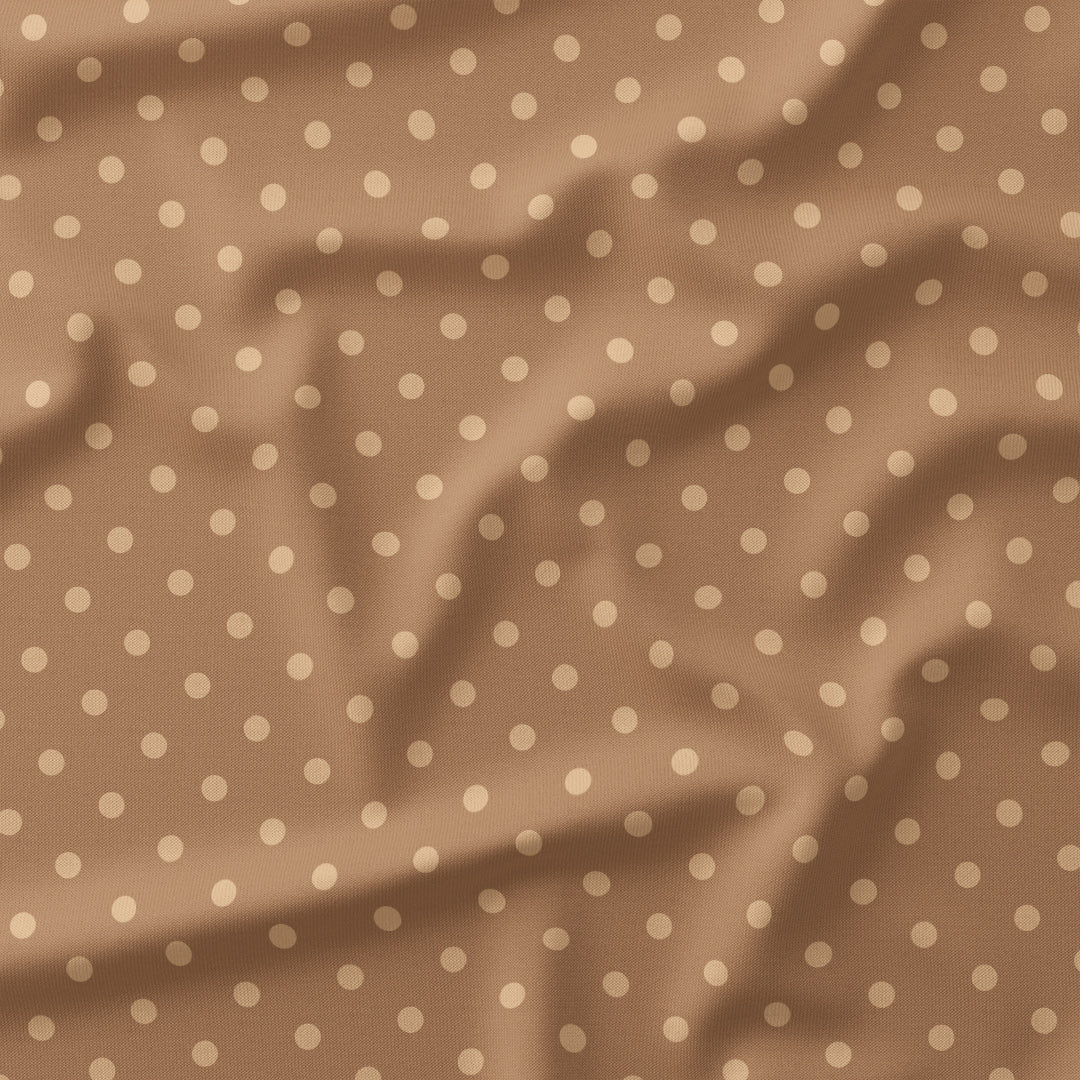 Polka Dot Beige fabric