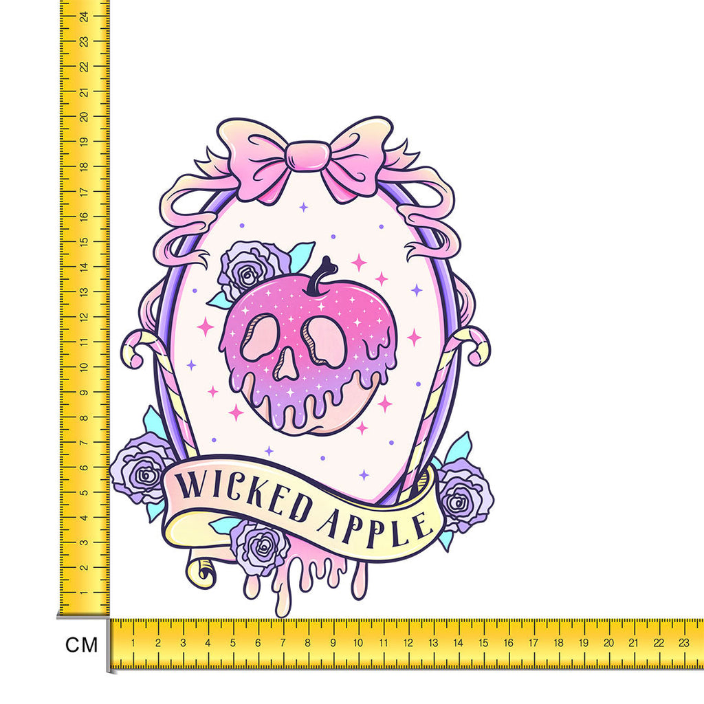 Wicked Apple Iron on Fabric Heat Transfer DTF-262