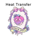 Wicked Apple Iron on Fabric Heat Transfer DTF-262
