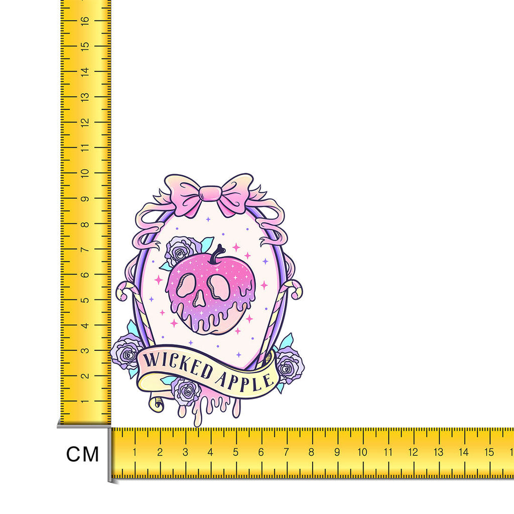Wicked Apple Iron on Fabric Heat Transfer DTF-262