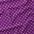 Polka Dot Cream and Purple fabric