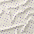 Polka Dot Lilac and Cream fabric