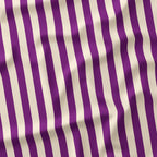 Stripe Purple and Cream fabric