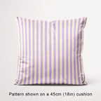 Stripe Lilac and Cream fabric, 45cm view