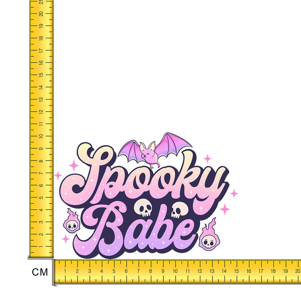 Spooky Babe Iron on Fabric Heat Transfer DTF-265