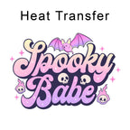 Spooky Babe Iron on Fabric Heat Transfer DTF-265