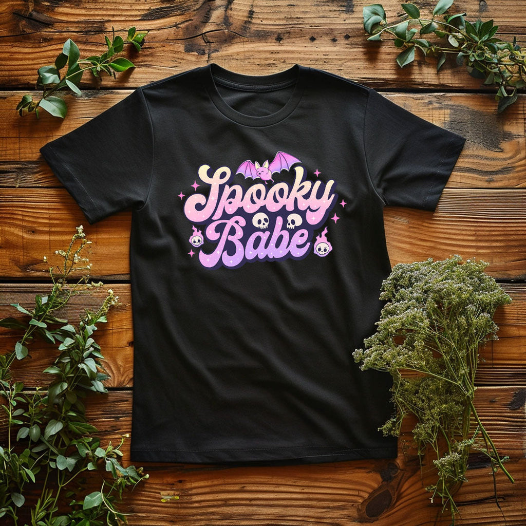 Spooky Babe Iron on Fabric Heat Transfer DTF-265