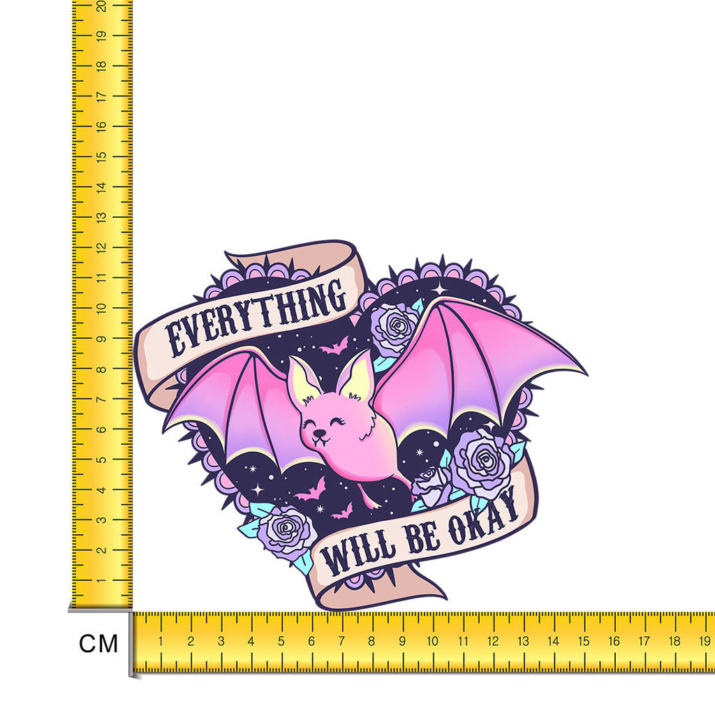 Everything Will Be Ok Iron on Fabric Heat Transfer DTF-266