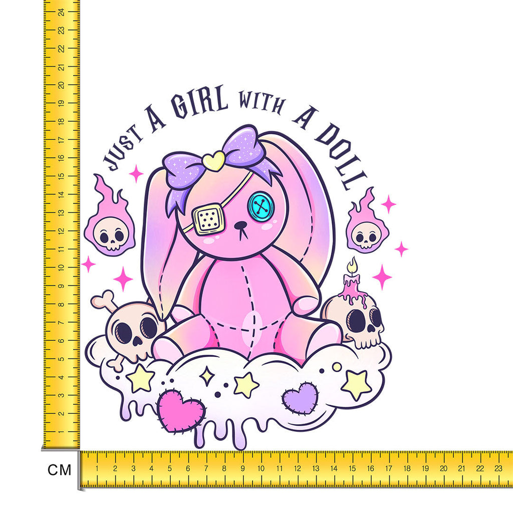 Doll Iron on Fabric Heat Transfer DTF-267