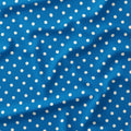 Polka Dot Cream and Mid Blue fabric