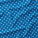 Polka Dot Cream and Mid Blue fabric