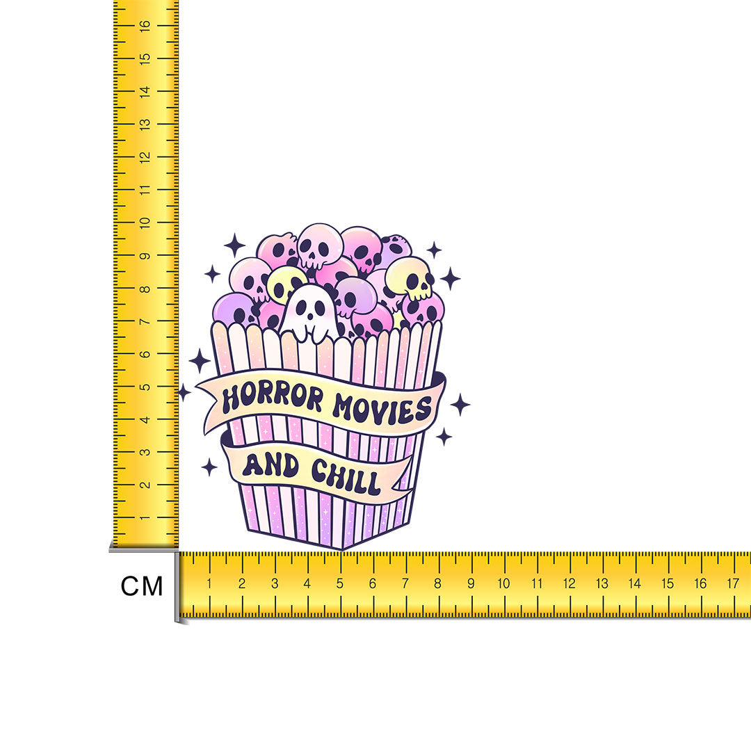 Spooky Popcorn Iron on Fabric Heat Transfer DTF-268