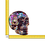 Iridescent Skull Iron on Fabric Heat Transfer DTF-269