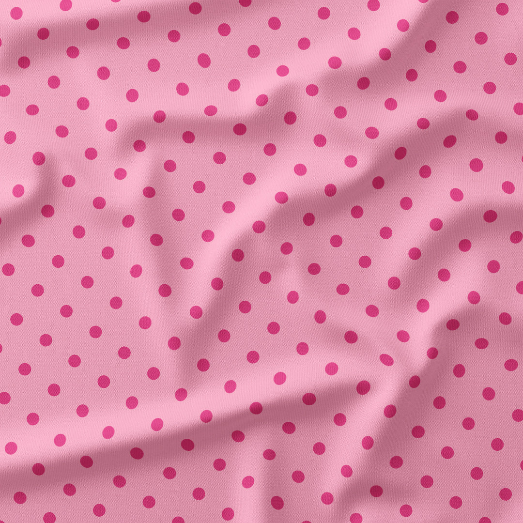 Polka Dot Light Pink fabric
