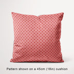 Polka Dot Rust and Salmon fabric, 45cm view