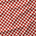 Check Rust and Cream fabric