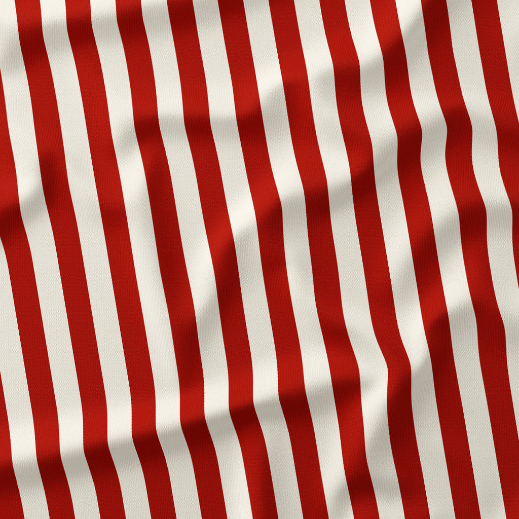 Stripe Rust and Cream fabric
