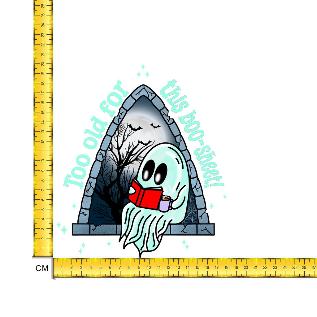 Boo Sheet Iron on Fabric Heat Transfer DTF-271