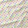 Polka Dot Rainbow and Cream fabric