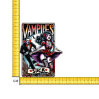 Vampires Suck Iron on Fabric Heat Transfer DTF-272