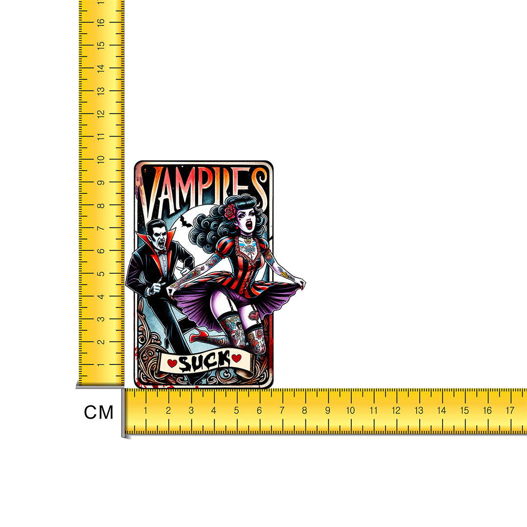 Vampires Suck Iron on Fabric Heat Transfer DTF-272