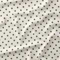 Polka Dot Dark Grey and Cream fabric