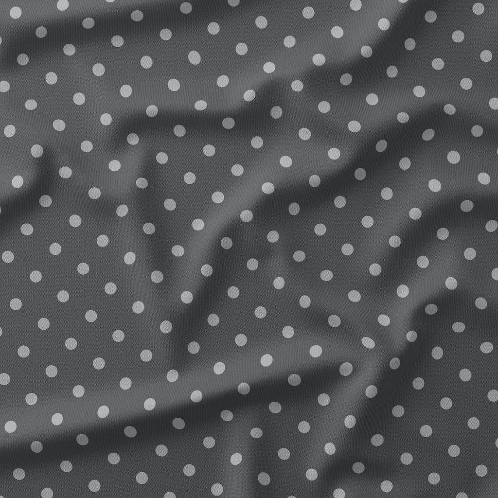 Polka Dot Dark Grey fabric