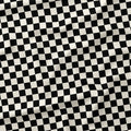 Check Black and Cream fabric