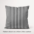 Stripe Black and White fabric, 45cm view