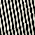 Stripe Black and Cream fabric