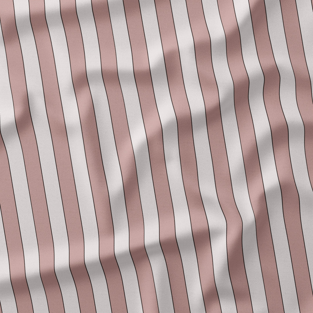 Stripe Salmon fabric