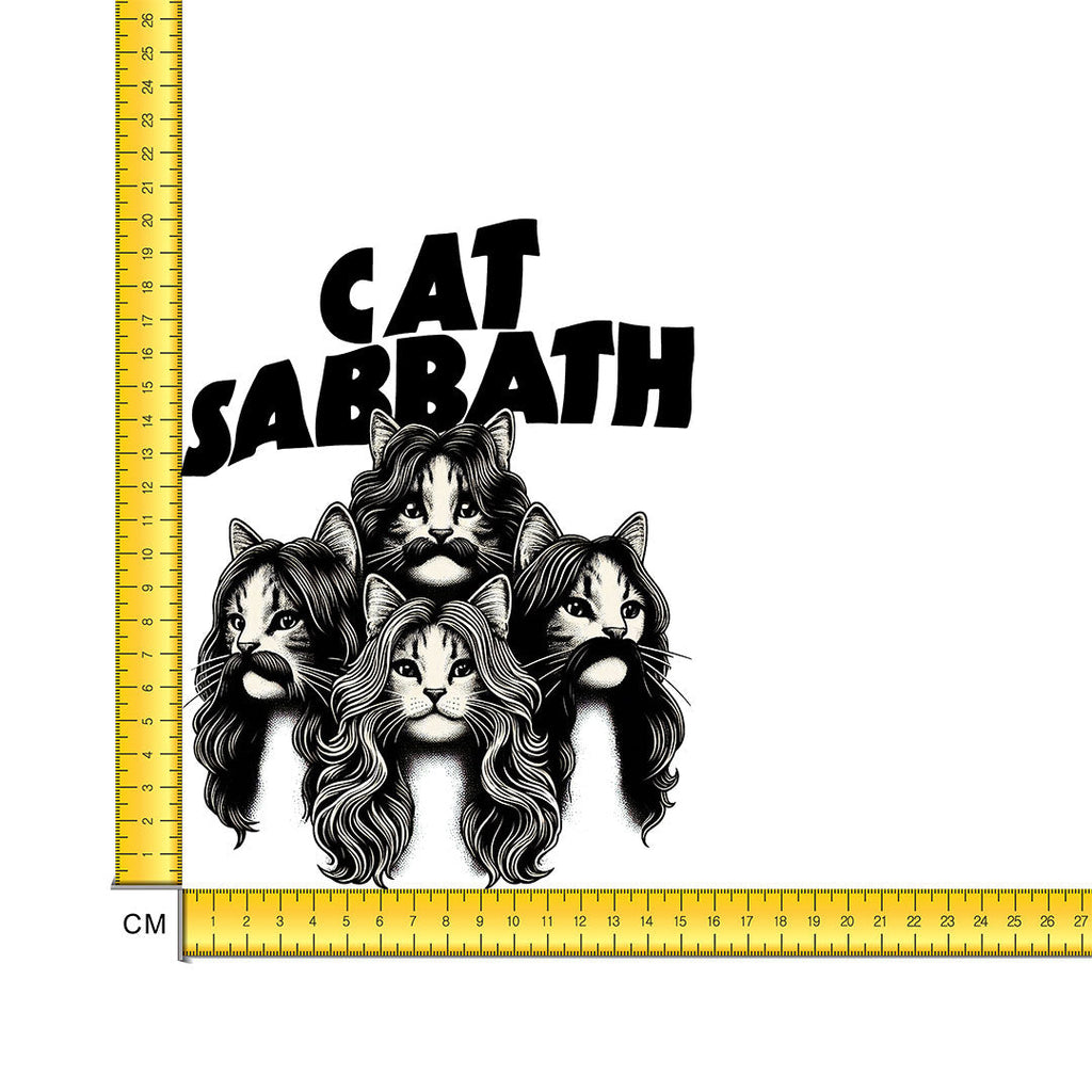 Cat Sabbath Iron on Fabric Heat Transfer DTF-274
