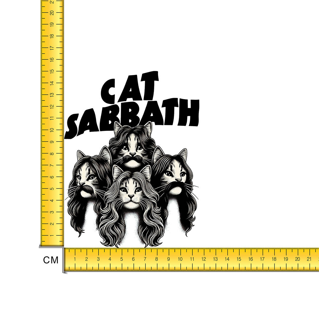 Cat Sabbath Iron on Fabric Heat Transfer DTF-274