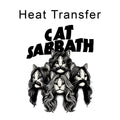 Cat Sabbath Iron on Fabric Heat Transfer DTF-274