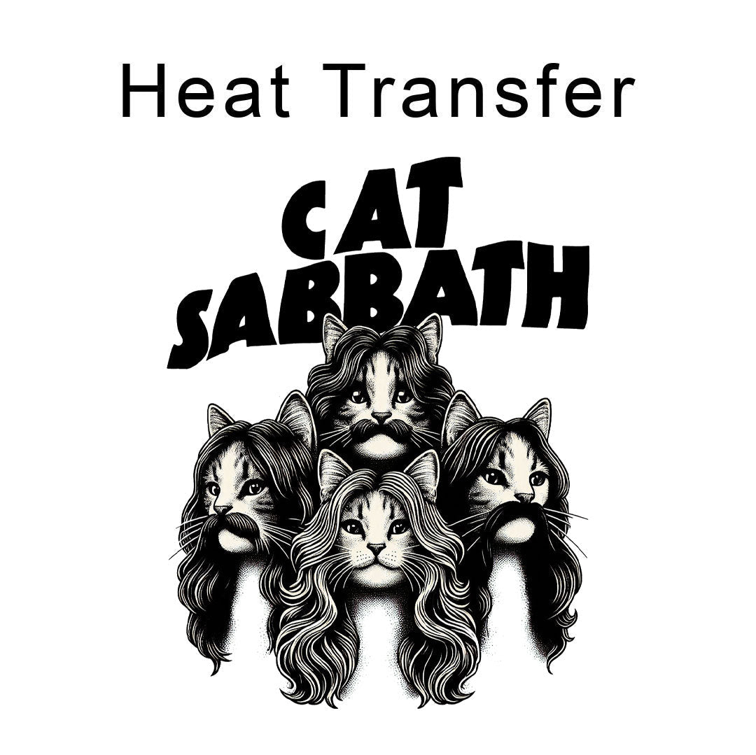 Cat Sabbath Iron on Fabric Heat Transfer DTF-274