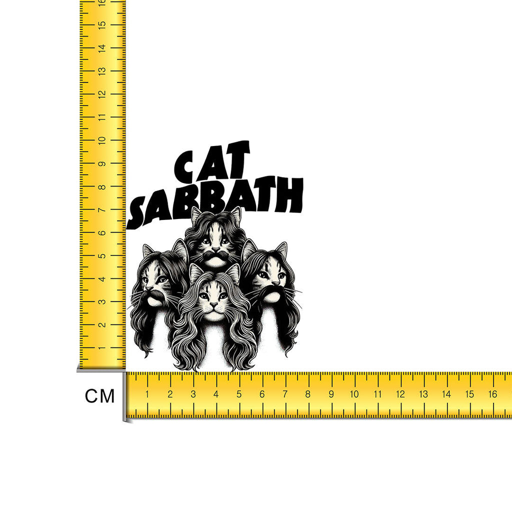 Cat Sabbath Iron on Fabric Heat Transfer DTF-274