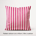 Stripe Candy Cane Pink fabric, 45cm view
