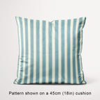 Countryside Stripe Steel Blue with Ivory fabric, 45cm view