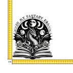 Fantasy Book Era Iron on Fabric Heat Transfer DTF-275