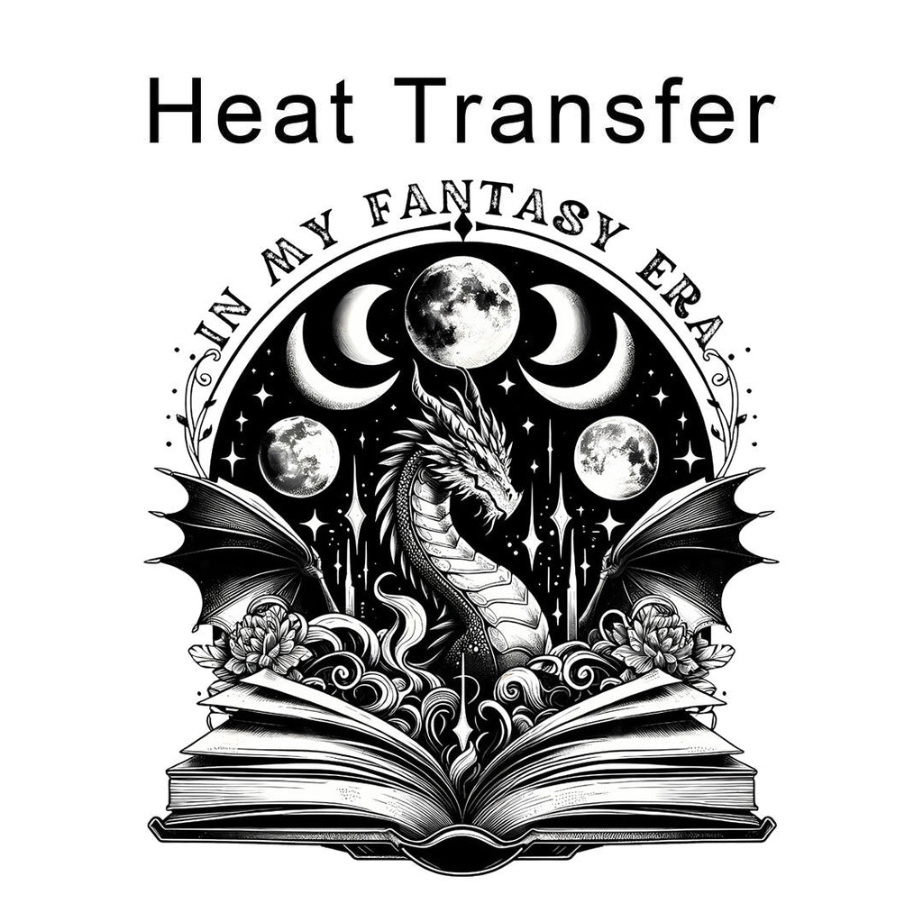 Fantasy Book Era Iron on Fabric Heat Transfer DTF-275