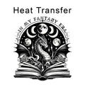 Fantasy Book Era Iron on Fabric Heat Transfer DTF-275