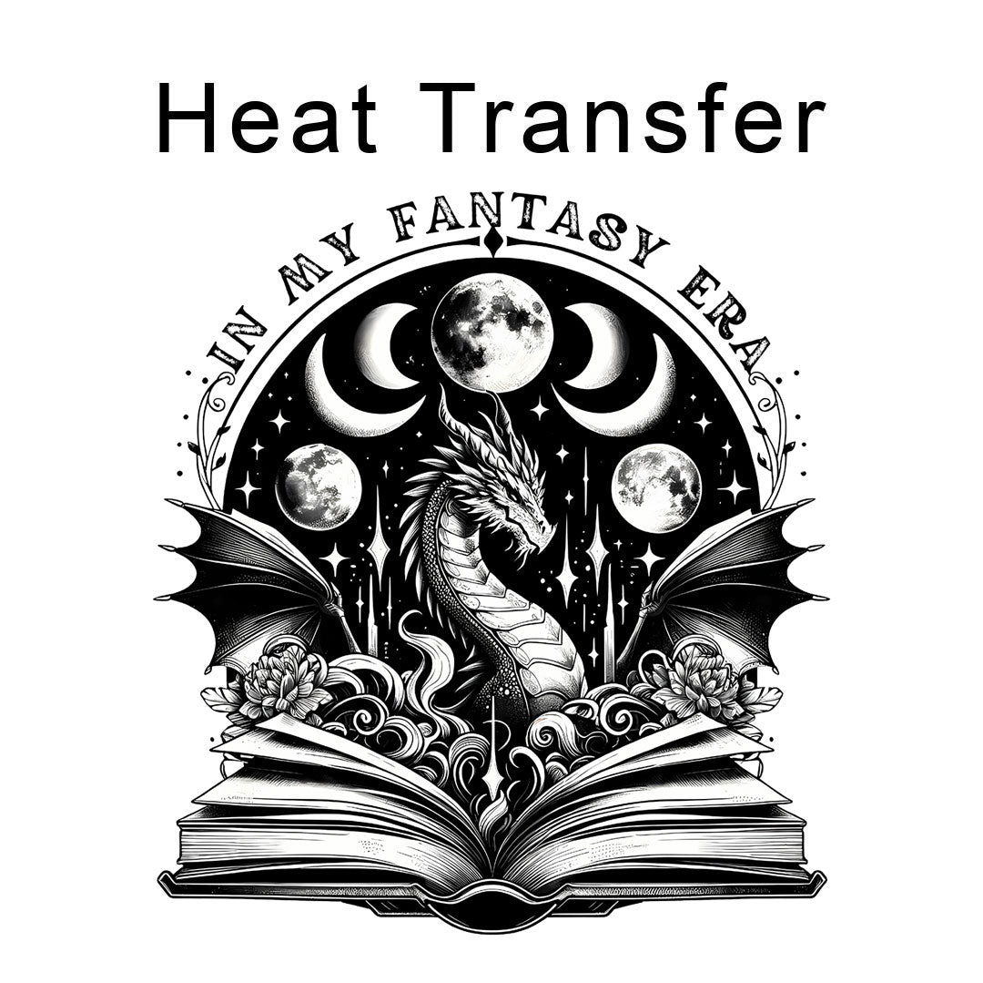 Fantasy Book Era Iron on Fabric Heat Transfer DTF-275
