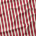 Countryside Stripe Raspberry with Ivory fabric